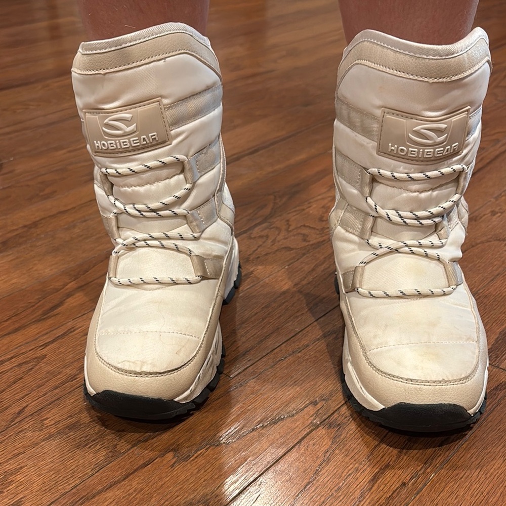 Hobibear Cream Winter Boots